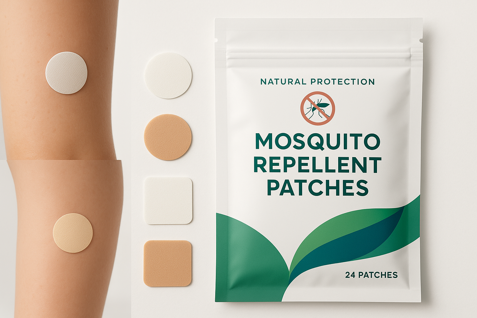 parches repelentes de mosquitos